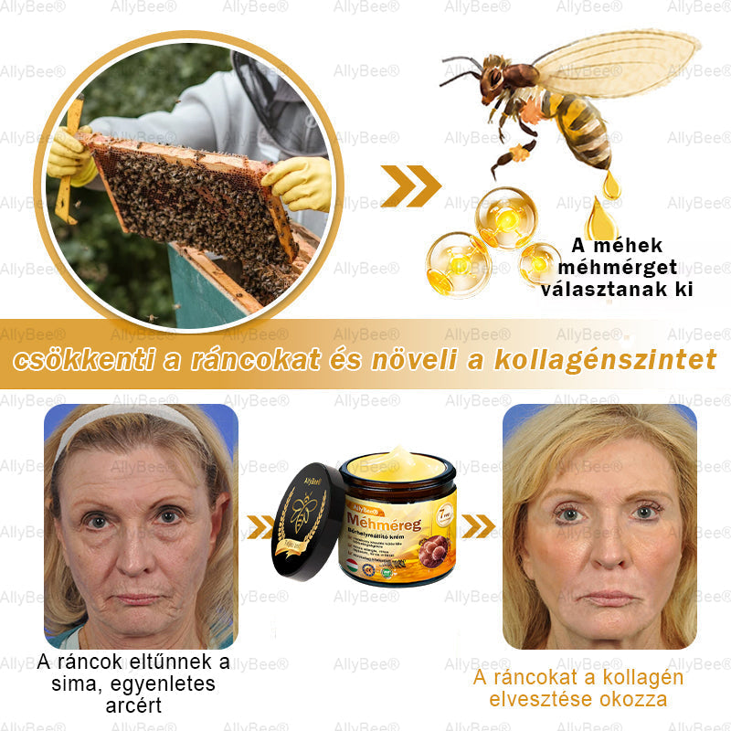 Mayo tisztviselő: AllyBee® bőrkezelő krém öregedésgátló, hidratáló, bőrjavító, egyenletes tónus, pattanások és sötét foltok kezelése, szemölcs és anyajegy eltávolítása, pikkelysömör enyhítése