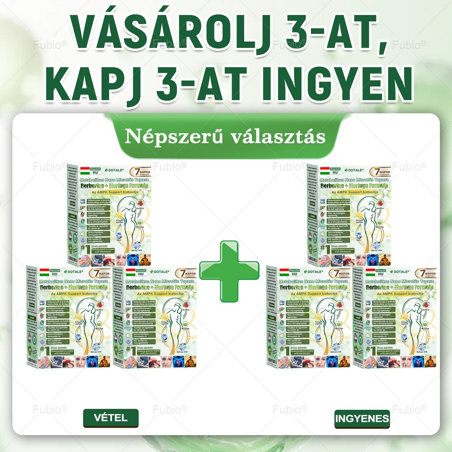 Utolsó lehetőség! Ne hagyd ki ezt a lehetőséget 50%-os kedvezménnyel! | 𝑫𝑶𝑻𝑨𝑳𝑬® Metabolit Nano Mikroszálas Tapasz