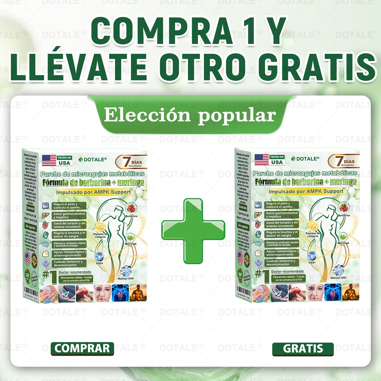 𝑫𝑶𝑻𝑨𝑳𝑬® Parche de Microagujas Nano Avanzado 10 en 1 con Moringa, Berberina y NAD+(𝐒𝐨𝐥𝐨 𝐮𝐧𝐚 𝐯𝐞𝐳 𝐚𝐥 𝐝í𝐚, 𝐜𝐚𝐦𝐛𝐢𝐨𝐬 𝐯𝐢𝐬𝐢𝐛𝐥𝐞𝐬 𝐞𝐧 𝟕 𝐝í𝐚𝐬) ✅ 𝐏𝐚𝐫𝐚 𝐨𝐛𝐞𝐬𝐢𝐝𝐚𝐝, 𝐏𝐈𝐄𝐋 𝐅𝐋𝐎́𝐂𝐈𝐃𝐀, 𝐝𝐢𝐚𝐛𝐞𝐭𝐞𝐬, 𝐚𝐩𝐧𝐞𝐚 𝐝𝐞𝐥 𝐬𝐮𝐞ñ𝐨, 𝐩𝐫𝐨𝐛𝐥𝐞𝐦𝐚𝐬 𝐚𝐫𝐭𝐢𝐜𝐮𝐥𝐚𝐫𝐞𝐬 𝐲 𝐦á𝐬