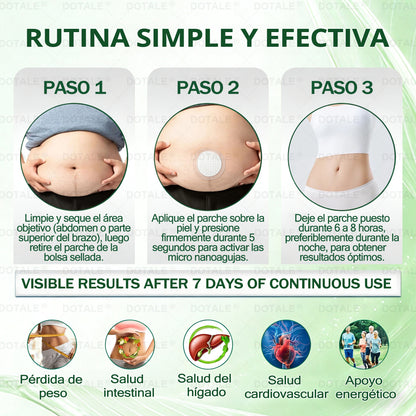 𝑫𝑶𝑻𝑨𝑳𝑬® Parche de Microagujas Nano Avanzado 10 en 1 con Moringa, Berberina y NAD+(𝐒𝐨𝐥𝐨 𝐮𝐧𝐚 𝐯𝐞𝐳 𝐚𝐥 𝐝í𝐚, 𝐜𝐚𝐦𝐛𝐢𝐨𝐬 𝐯𝐢𝐬𝐢𝐛𝐥𝐞𝐬 𝐞𝐧 𝟕 𝐝í𝐚𝐬) ✅ 𝐏𝐚𝐫𝐚 𝐨𝐛𝐞𝐬𝐢𝐝𝐚𝐝, 𝐏𝐈𝐄𝐋 𝐅𝐋𝐎́𝐂𝐈𝐃𝐀, 𝐝𝐢𝐚𝐛𝐞𝐭𝐞𝐬, 𝐚𝐩𝐧𝐞𝐚 𝐝𝐞𝐥 𝐬𝐮𝐞ñ𝐨, 𝐩𝐫𝐨𝐛𝐥𝐞𝐦𝐚𝐬 𝐚𝐫𝐭𝐢𝐜𝐮𝐥𝐚𝐫𝐞𝐬 𝐲 𝐦á𝐬