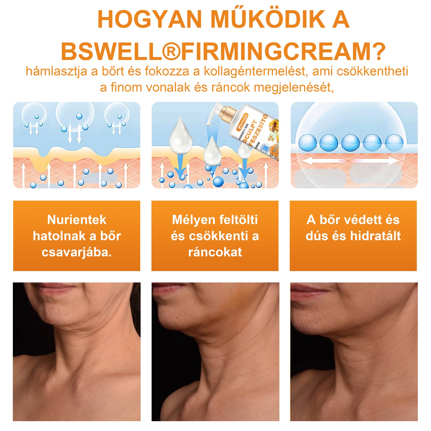 BSWELL® AgeDefy BeeSculpt Feszesítő Krém