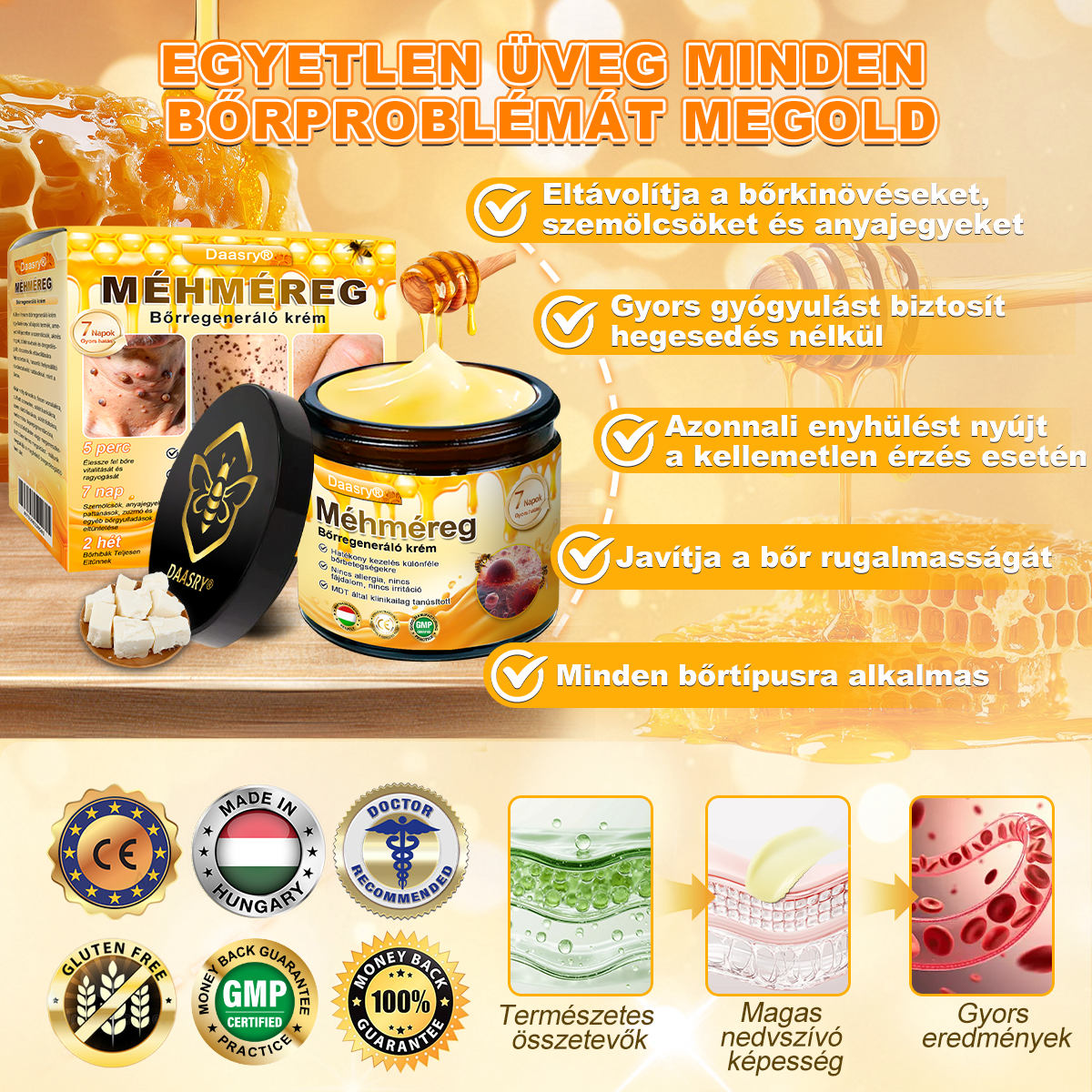 𝑫𝒂𝒂𝘀𝗿𝘆® 8-𝗮𝘇-𝟭-𝒃𝒆𝒏 𝑴é𝒉𝒎é𝒓𝒆𝒈 & 𝑭𝒂𝒈𝒈𝒚ú 𝑩ő𝒓𝒇𝒆𝒔𝒛𝒆𝒔í𝒕ő é𝒔 𝑹𝒆𝒈𝒆𝒏𝒆𝒓á𝒍ó 𝑲𝒓é𝒎